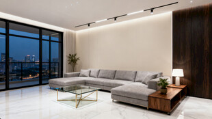 现代简约风客厅室内场景