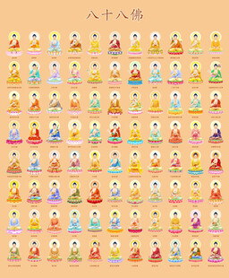 八十八佛 圣像图