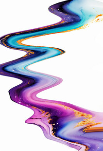 绚丽多彩流体艺术图案