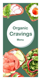 有机零食包装设计展示