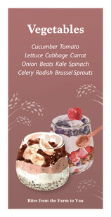 蔬菜主题创意美食海报