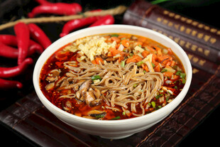 陕西面  香菇荞麦面