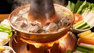 铜锅涮肉享美味涮菜