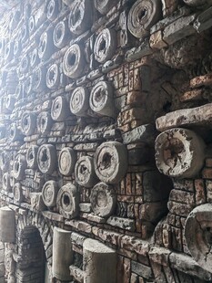 石砌墙面纹理背景