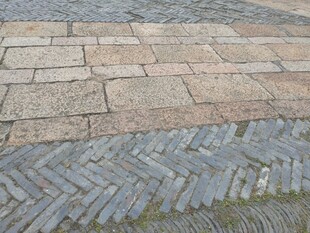 砖石路面背景