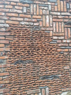 石砌墙面纹理背景