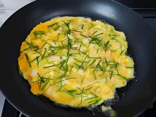 葱花煎蛋
