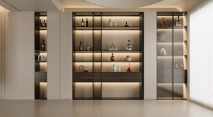 酒柜 餐边柜 玻璃柜 装饰柜 