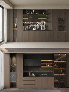 酒柜 餐边柜 玻璃柜 装饰柜 