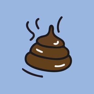 卡通便便图标