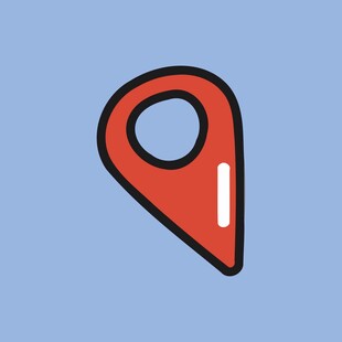 红色定位图标