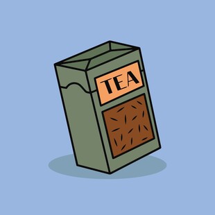 卡通风格的茶叶包装盒