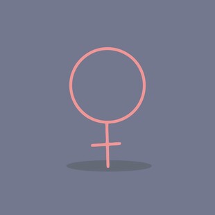 女性性别符号图标
