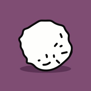 可爱卡通小团子