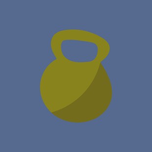 简约风格壶铃图标