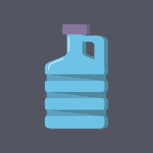 简约蓝色手提包设计图