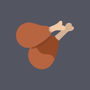 简约蓝色手提包设计图