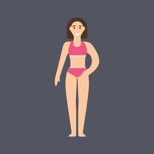 简约蓝色手提包设计图