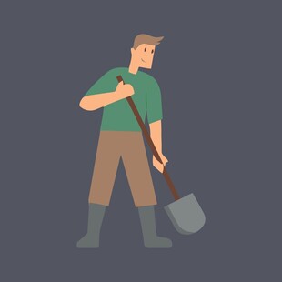 简约蓝色手提包设计图