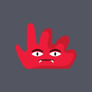 简约蓝色手提包设计图