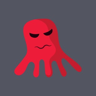 简约蓝色手提包设计图