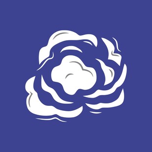 简约蓝色手提包设计图