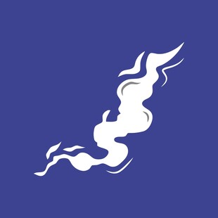 简约蓝色手提包设计图