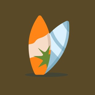 简约蓝色手提包设计图