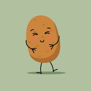 可爱土豆卡通形象