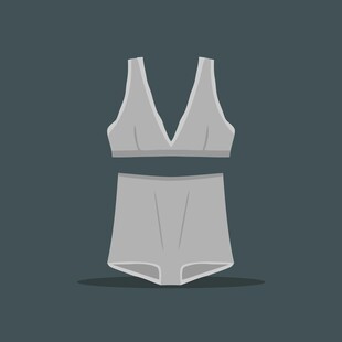 简约风格女士内衣套装