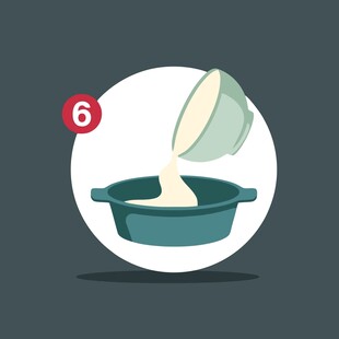 将食材倒入锅中步骤图