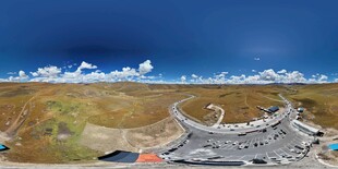 壮丽草原建筑景观