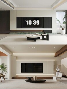 电视背景墙 客厅效果图 电视墙