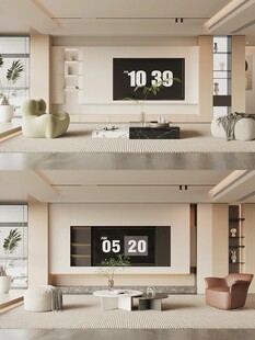 电视背景墙 客厅效果图 电视墙