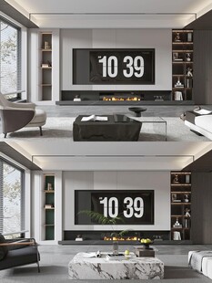 电视背景墙 客厅效果图 电视墙