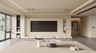 电视背景墙 客厅效果图 电视墙