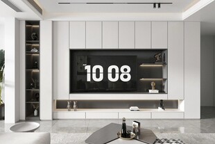 电视背景墙 客厅效果图 电视墙