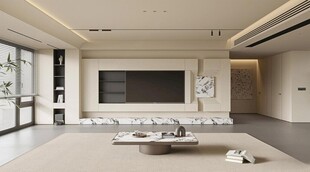 电视背景墙 客厅效果图 电视墙