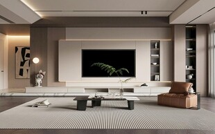 电视背景墙 客厅效果图 电视墙