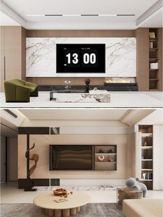 电视背景墙 客厅效果图 电视墙