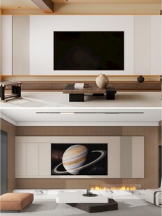 电视背景墙 客厅效果图 电视墙