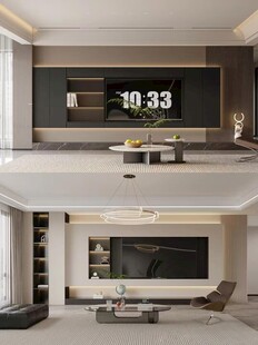 电视背景墙 客厅效果图 电视墙