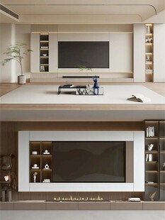 电视背景墙 客厅效果图 电视墙