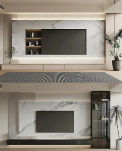 电视背景墙 客厅效果图 电视墙