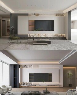 电视背景墙 客厅效果图 电视墙