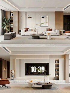 电视背景墙 客厅效果图 电视墙