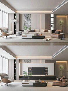 电视背景墙 客厅效果图 电视墙