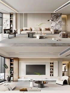 电视背景墙 客厅效果图 电视墙