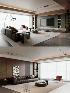 电视背景墙 客厅效果图 电视墙