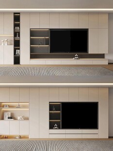 电视背景墙 客厅效果图 电视墙